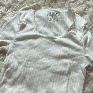 white long sleeve with cute detailing